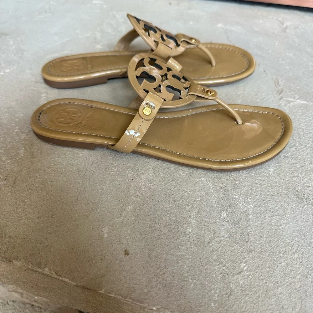 Tory Burch Miller Sandals in Sand - Picture 5 of 7